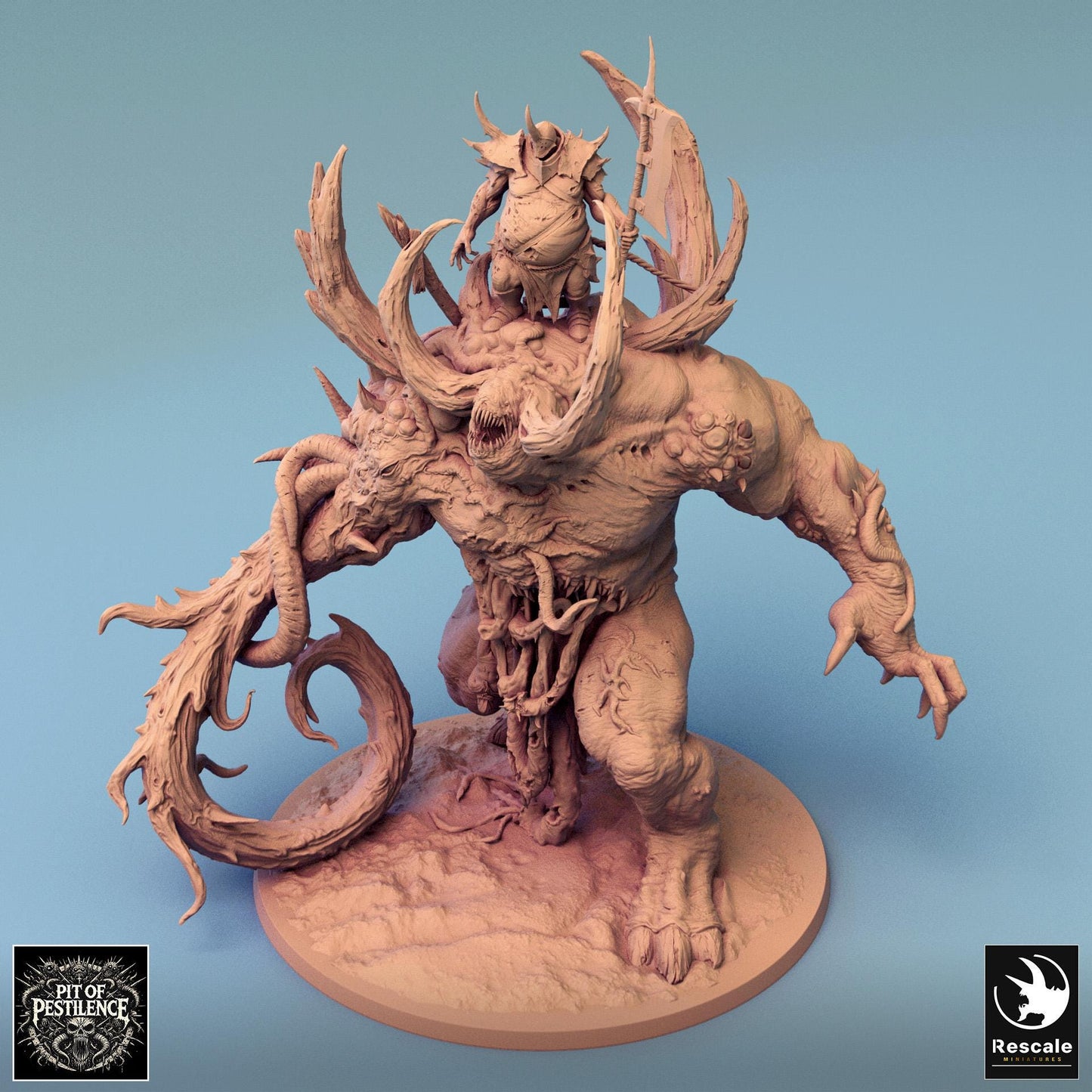 Ulcerated Colossus, Rescale Miniatures | Dungeons and Dragons | Pathfinder | Table Top RPG | 3D Printed Model