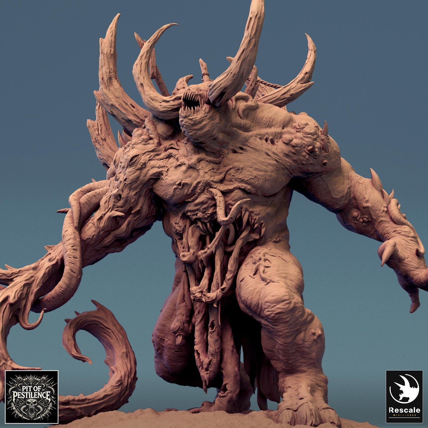 Ulcerated Colossus, Rescale Miniatures | Dungeons and Dragons | Pathfinder | Table Top RPG | 3D Printed Model