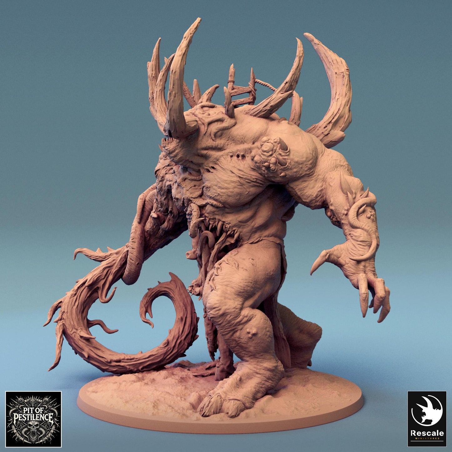 Ulcerated Colossus, Rescale Miniatures | Dungeons and Dragons | Pathfinder | Table Top RPG | 3D Printed Model
