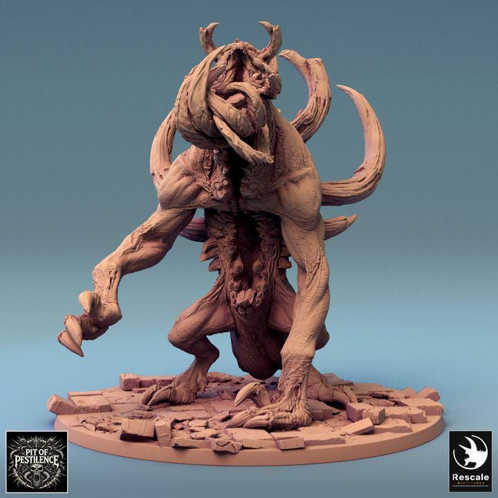 Wild Vorathe, Rescale Miniatures | Dungeons and Dragons | Pathfinder | Table Top RPG | 3D Printed Model