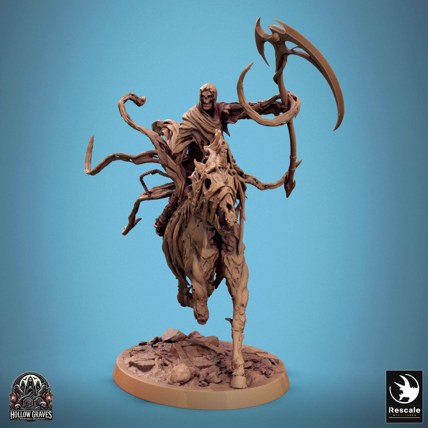Wraithbound Cavaliers, Pack 1, Rescale Miniatures | Dungeons and Dragons | Pathfinder | Table Top RPG | 3D Printed Model