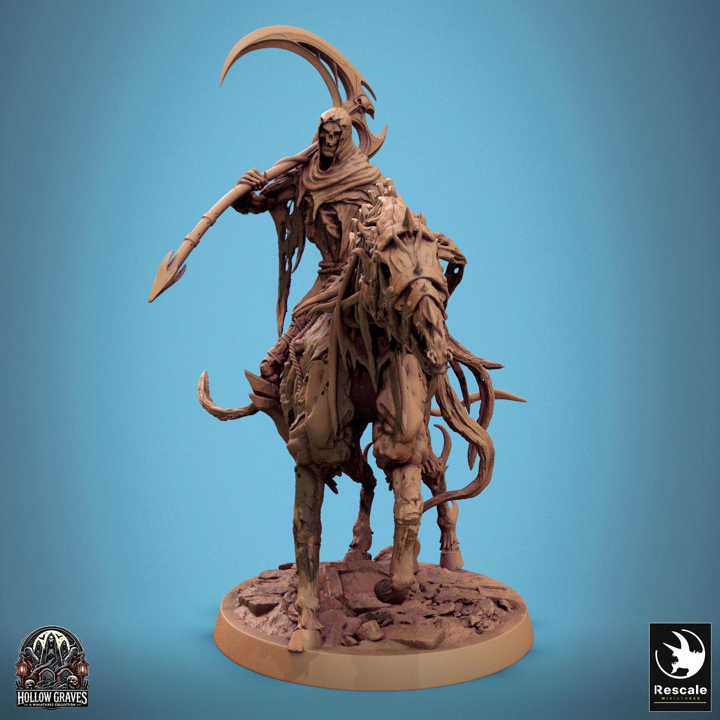 Wraithbound Cavaliers, Pack 2, Rescale Miniatures | Dungeons and Dragons | Pathfinder | Table Top RPG | 3D Printed Model