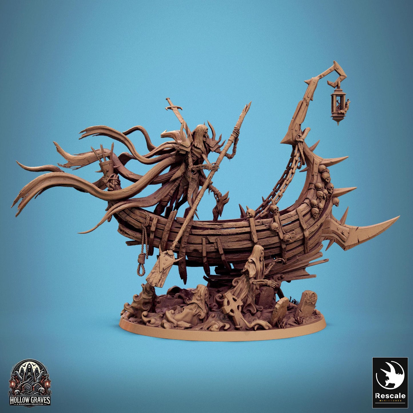 Zaltryn, The Soul Guide, Rescale Miniatures | Dungeons and Dragons | Pathfinder | Table Top RPG | 3D Printed Model
