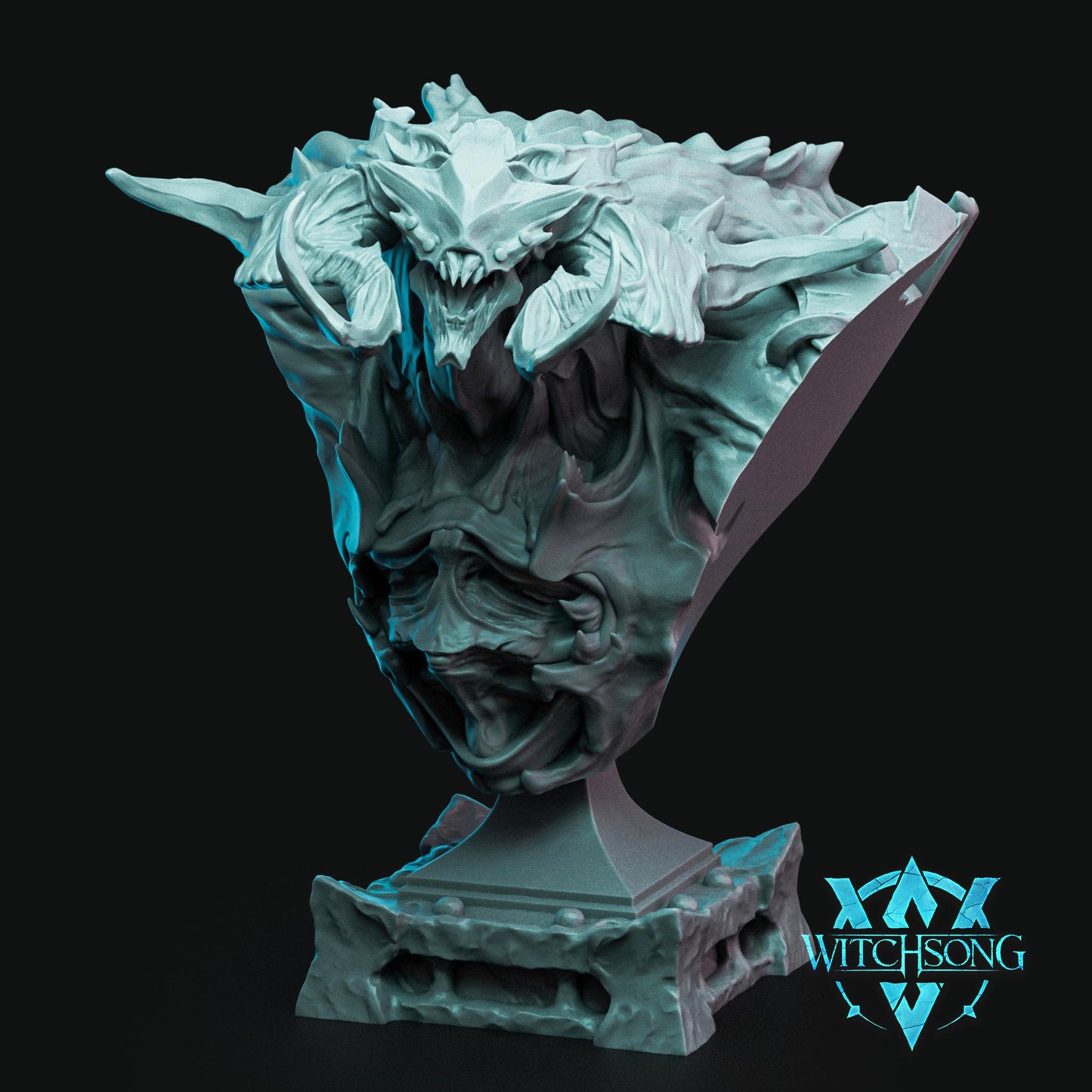 Ghel'kerot, Demon, Witchsong Miniatures | Dungeons and Dragons | Pathfinder | Table Top RPG | 3D Printed Model