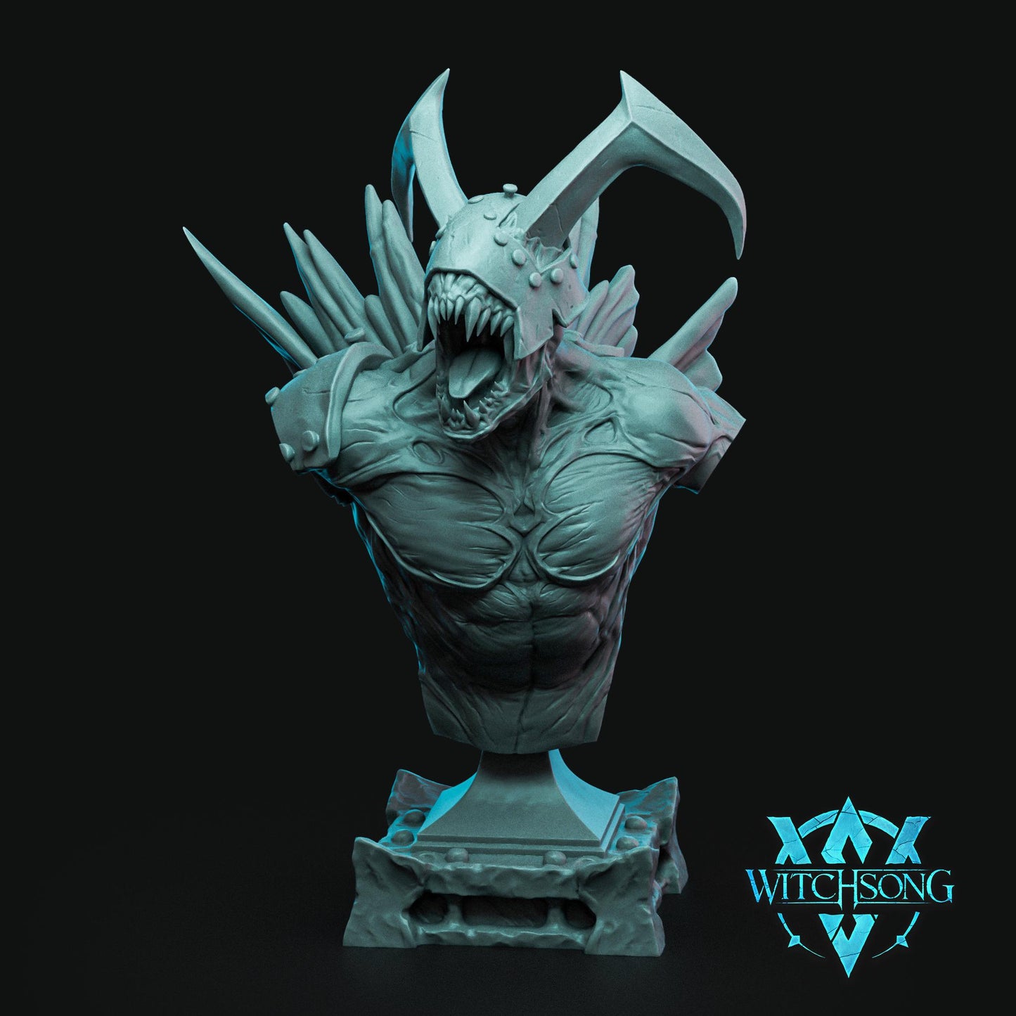 Lieutenant Eggath, Demon, Witchsong Miniatures | Dungeons and Dragons | Pathfinder | Table Top RPG | 3D Printed Model