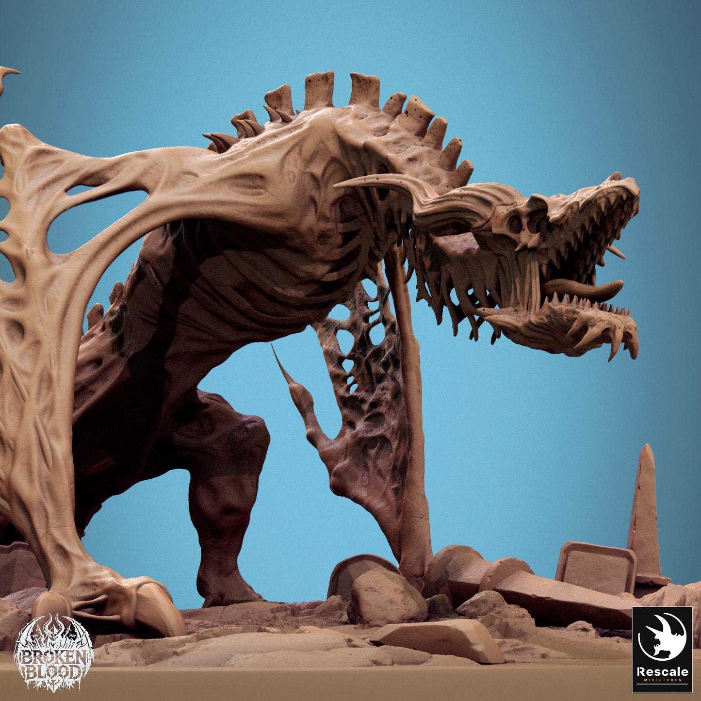 Vampire Wyvern, Walk, Lord of the Print | Dungeons and Dragons | Pathfinder | Table Top RPG | 3D Printed Model