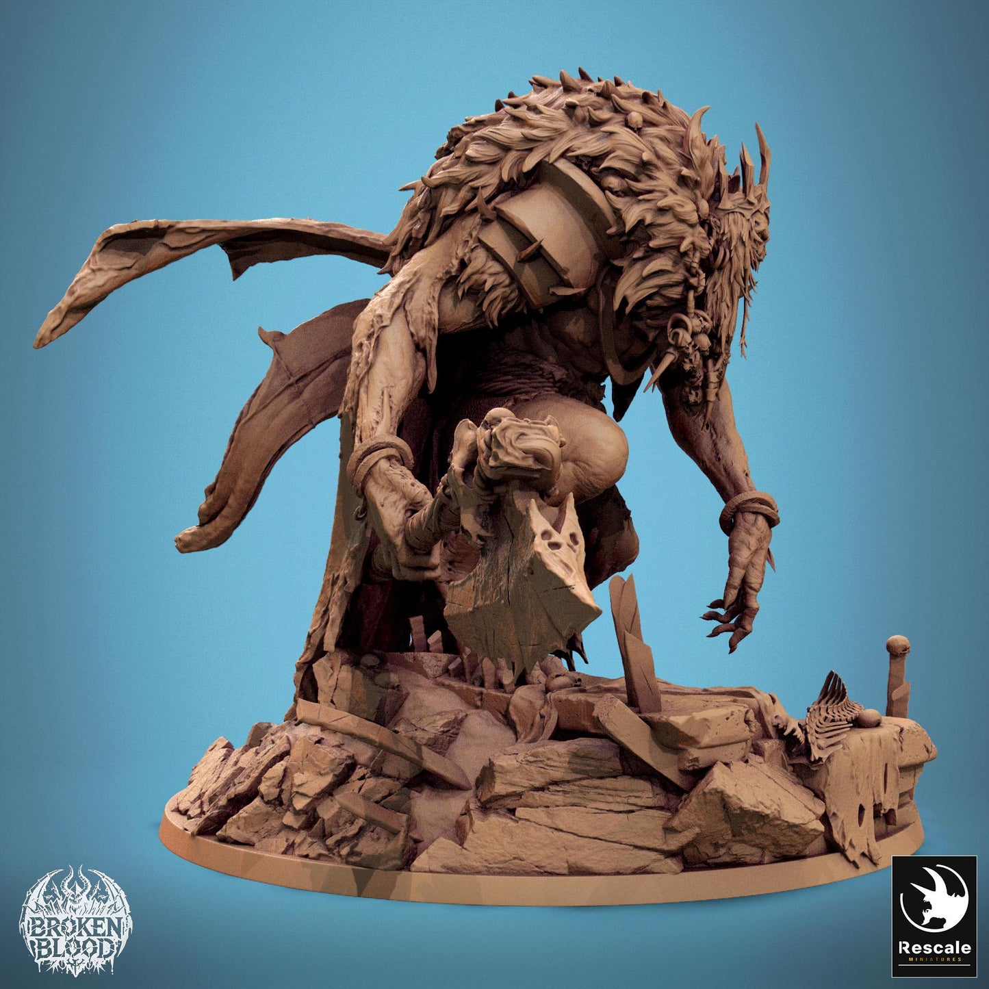 Undead King, Lord of the Print | Dungeons and Dragons | Pathfinder | Table Top RPG | 3D Printed Model