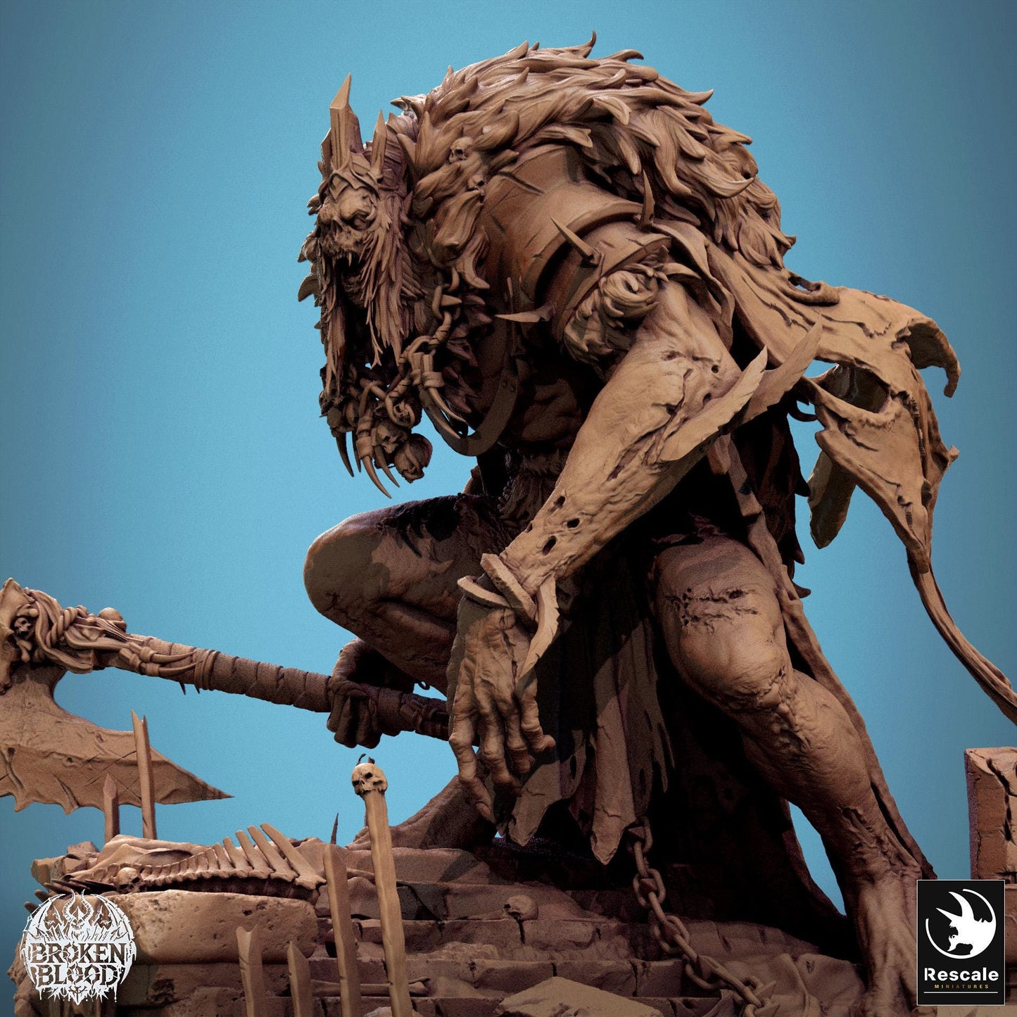 Undead King, Lord of the Print | Dungeons and Dragons | Pathfinder | Table Top RPG | 3D Printed Model