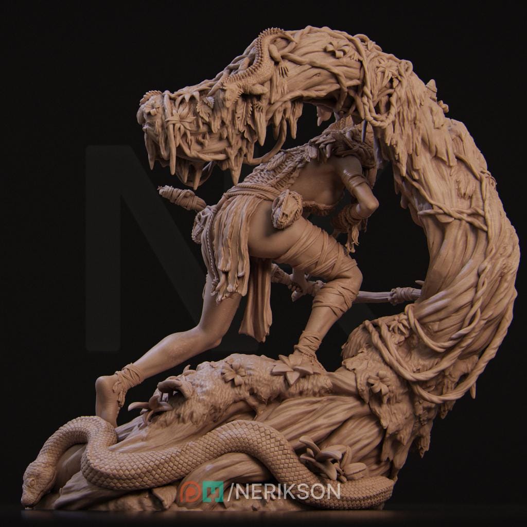 Maebh, Standalone, Powerful NPC, Ernest Nemirovsky | Dungeons and Dragons | Pathfinder | Table Top RPG | 3D Printed Model