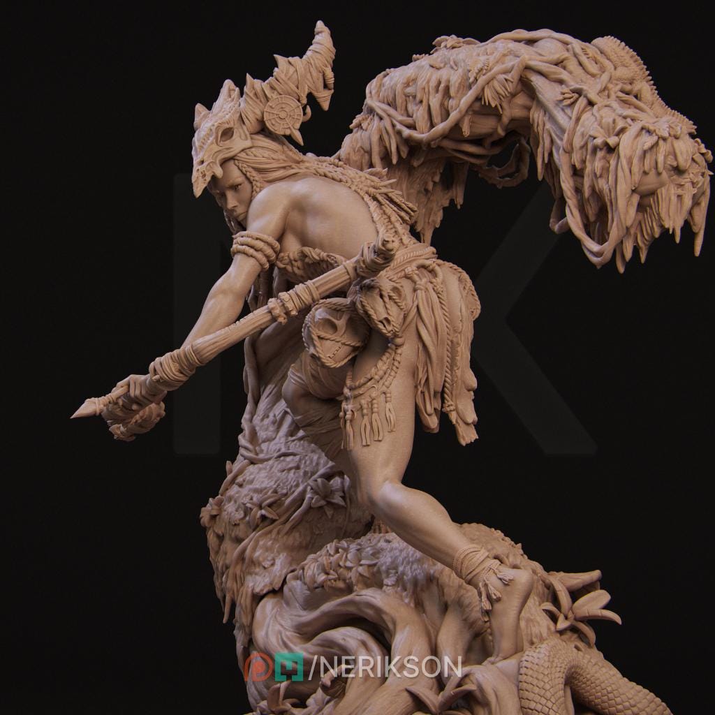 Maebh, Standalone, Powerful NPC, Ernest Nemirovsky | Dungeons and Dragons | Pathfinder | Table Top RPG | 3D Printed Model