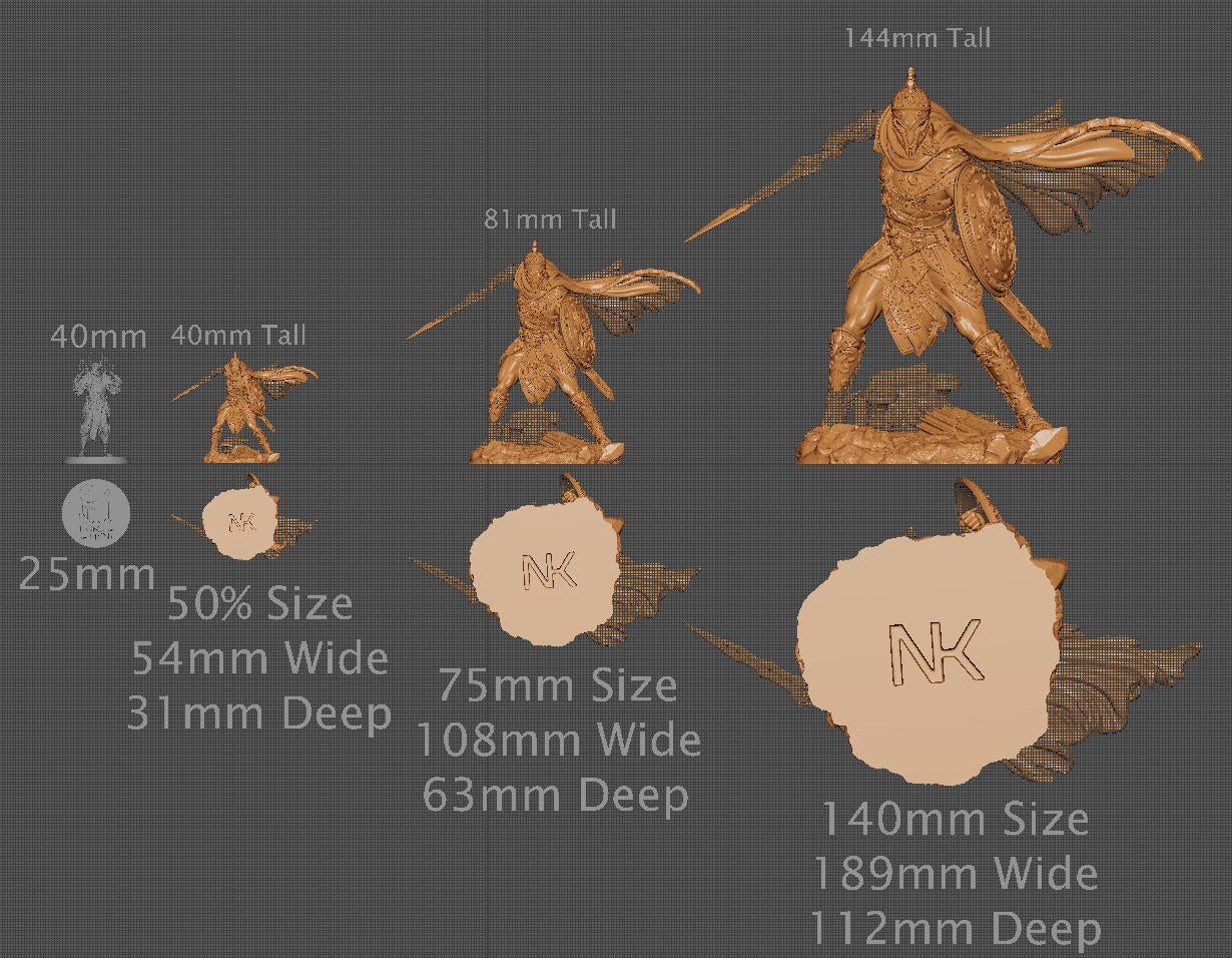 Perseus, Standalone, Powerful NPC, Ernest Nemirovsky | Dungeons and Dragons | Pathfinder | Table Top RPG | 3D Printed Model
