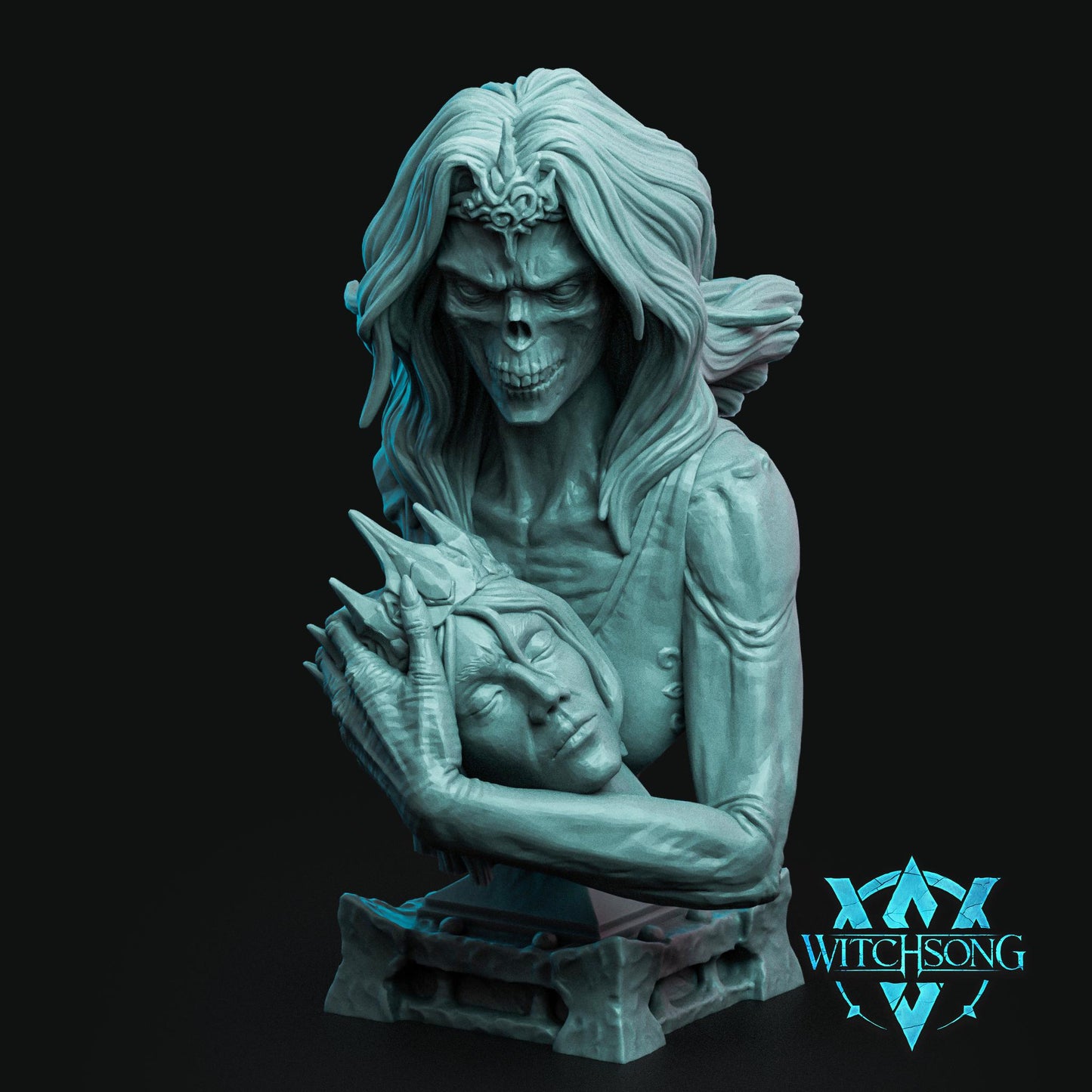 Banshee Queen, Witchsong Miniatures | Dungeons and Dragons | Pathfinder | Table Top RPG | 3D Printed Model