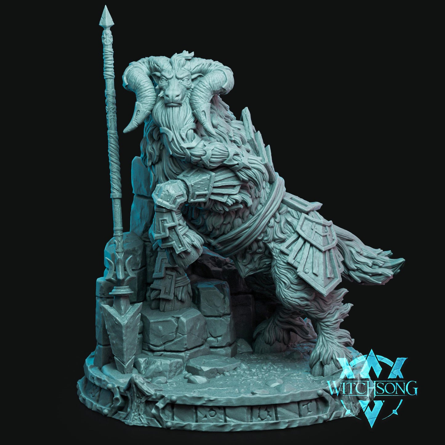 Karthop, Bust Option, Witchsong Miniatures | Dungeons and Dragons | Pathfinder | Table Top RPG | 3D Printed Model