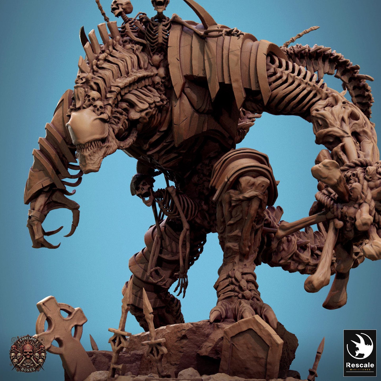 Cursed Colossus, Lord of the Print | Dungeons and Dragons | Pathfinder | Table Top RPG | 3D Printed Model