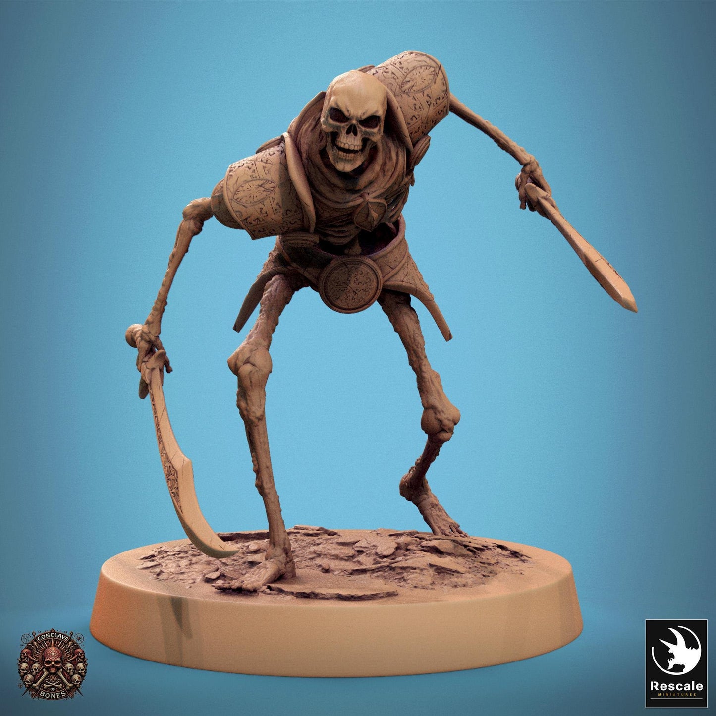 Persian Skeletons, Pack 2, Lord of the Print | Dungeons and Dragons | Pathfinder | Table Top RPG | 3D Printed Model