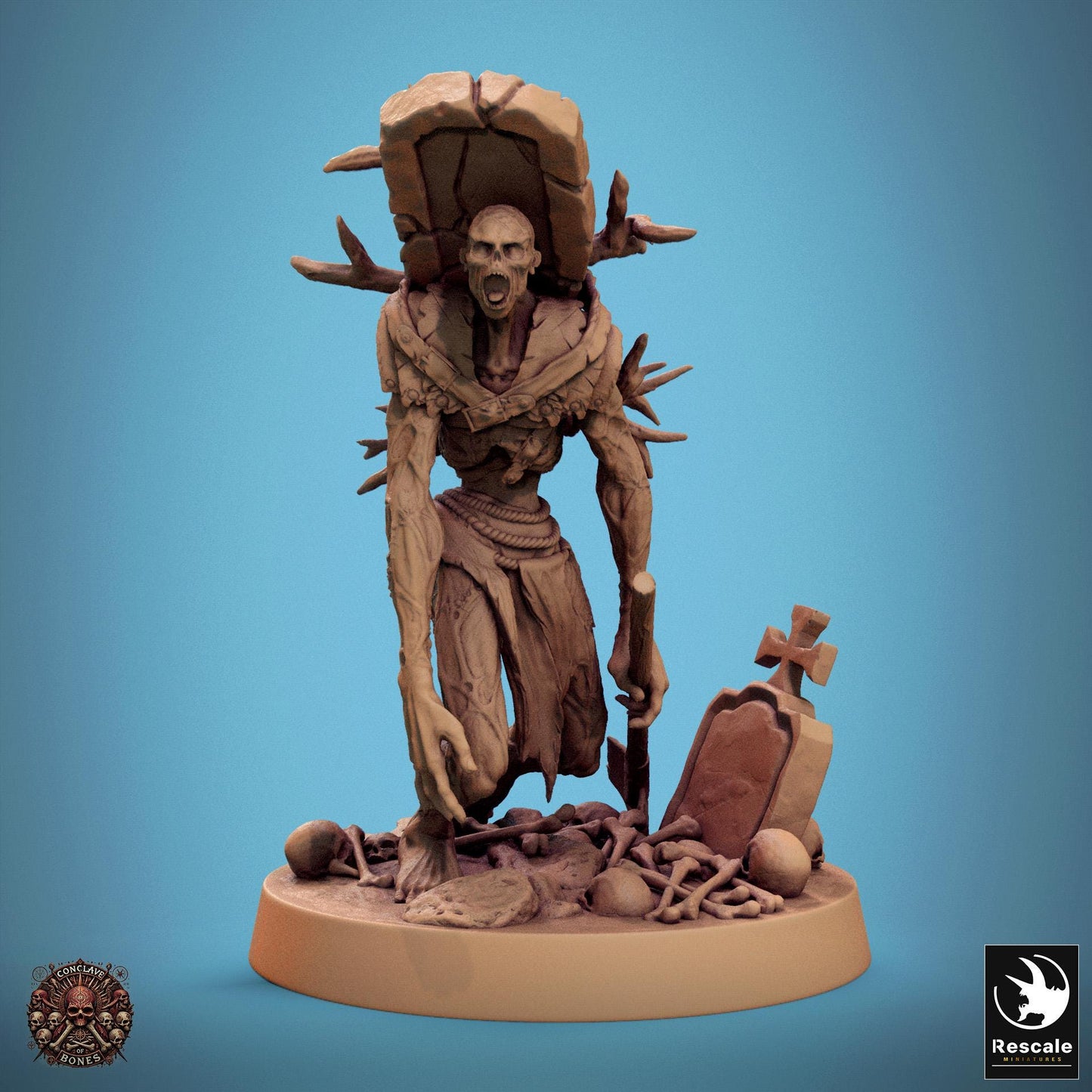 Zombies, Pack 3, Lord of the Print | Dungeons and Dragons | Pathfinder | Table Top RPG | 3D Printed Model