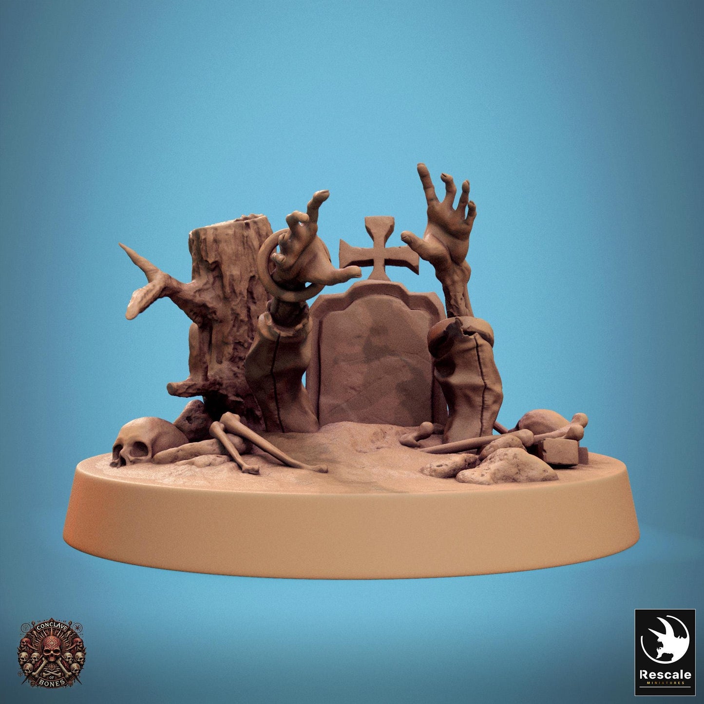 Zombies, Pack 4, Lord of the Print | Dungeons and Dragons | Pathfinder | Table Top RPG | 3D Printed Model