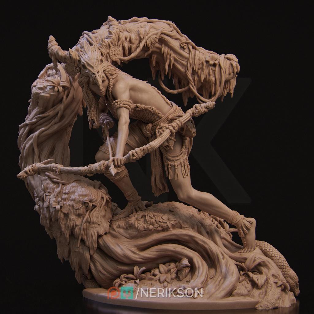 Maebh, Standalone, Powerful NPC, Ernest Nemirovsky | Dungeons and Dragons | Pathfinder | Table Top RPG | 3D Printed Model