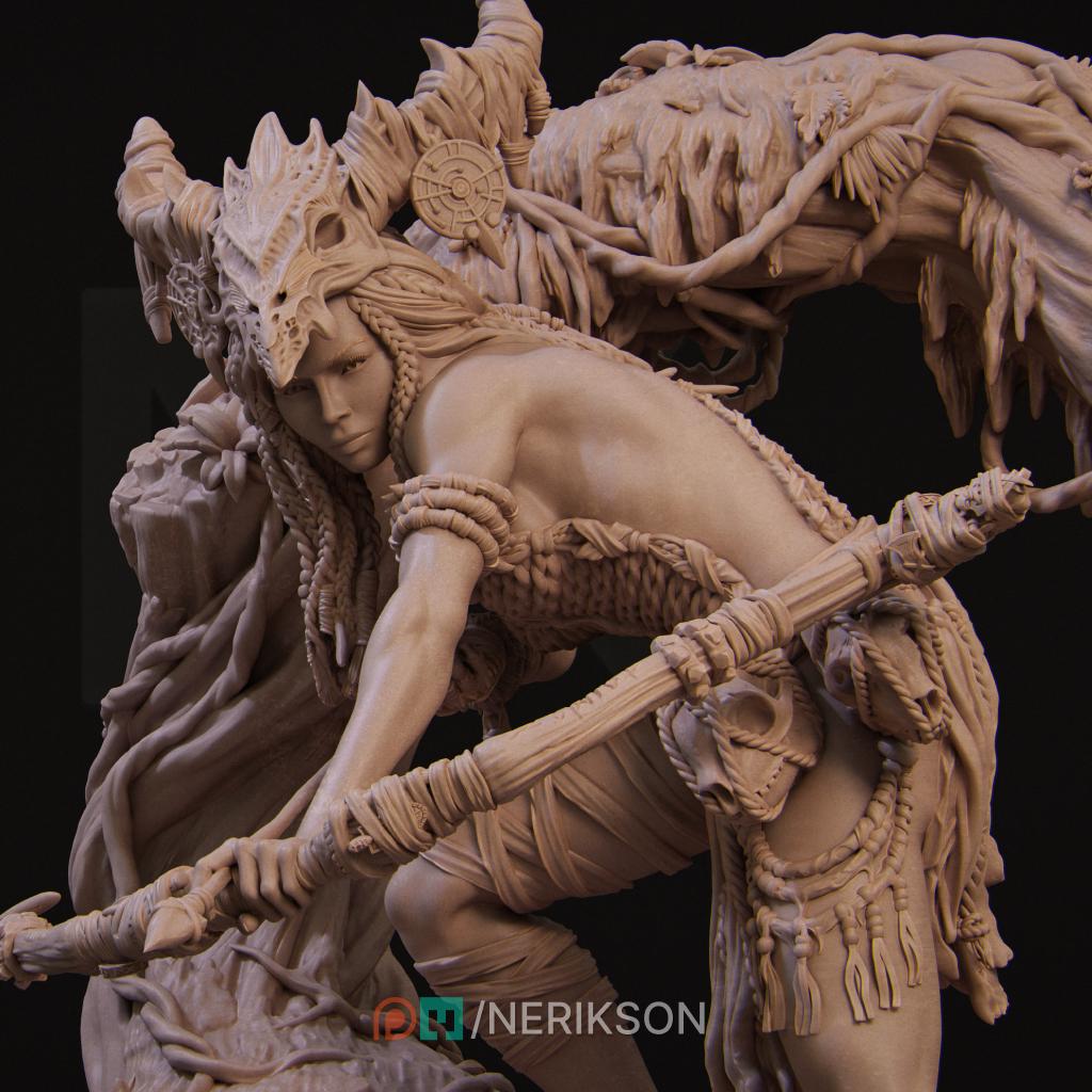 Maebh, Standalone, Powerful NPC, Ernest Nemirovsky | Dungeons and Dragons | Pathfinder | Table Top RPG | 3D Printed Model