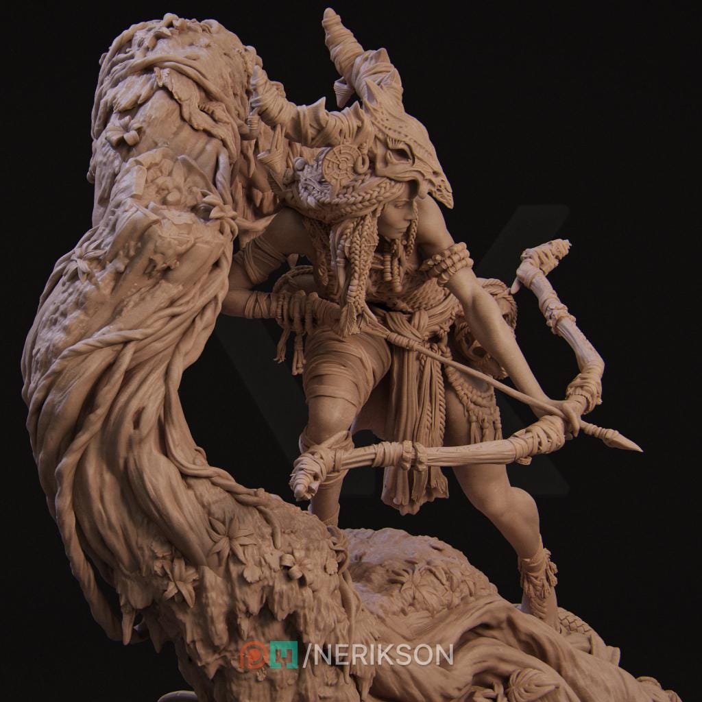 Maebh, Standalone, Powerful NPC, Ernest Nemirovsky | Dungeons and Dragons | Pathfinder | Table Top RPG | 3D Printed Model