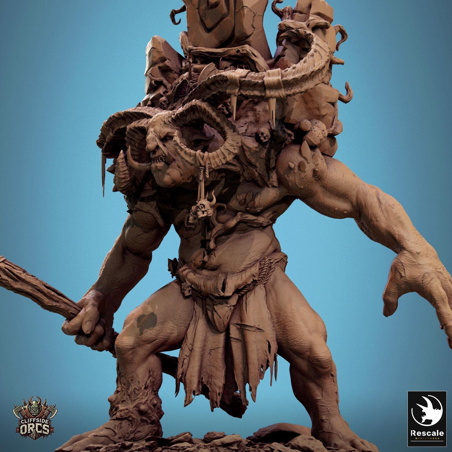 Gravalkur, Lord of the Print | Dungeons and Dragons | Pathfinder | Table Top RPG | 3D Printed Model