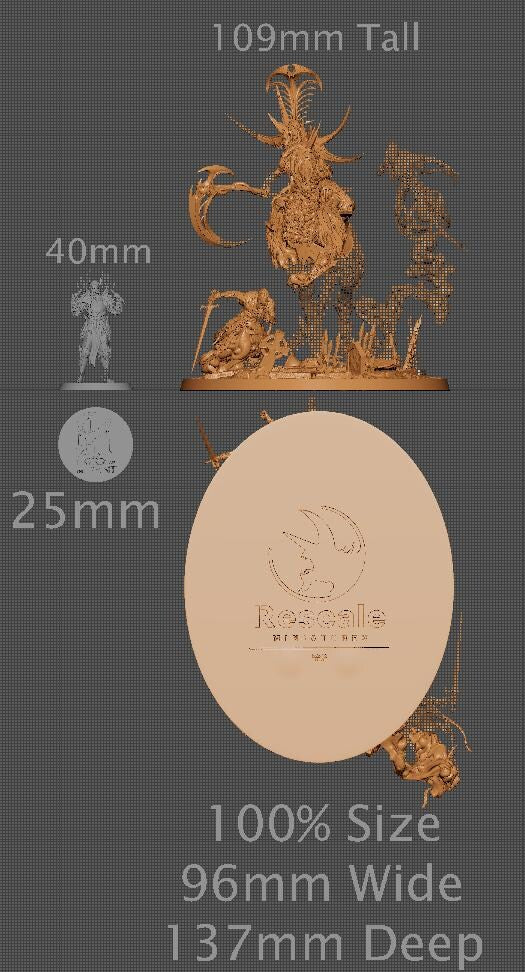 Velkaren Wraith Rider | Aussie 3D Printed Miniatures and Terrain