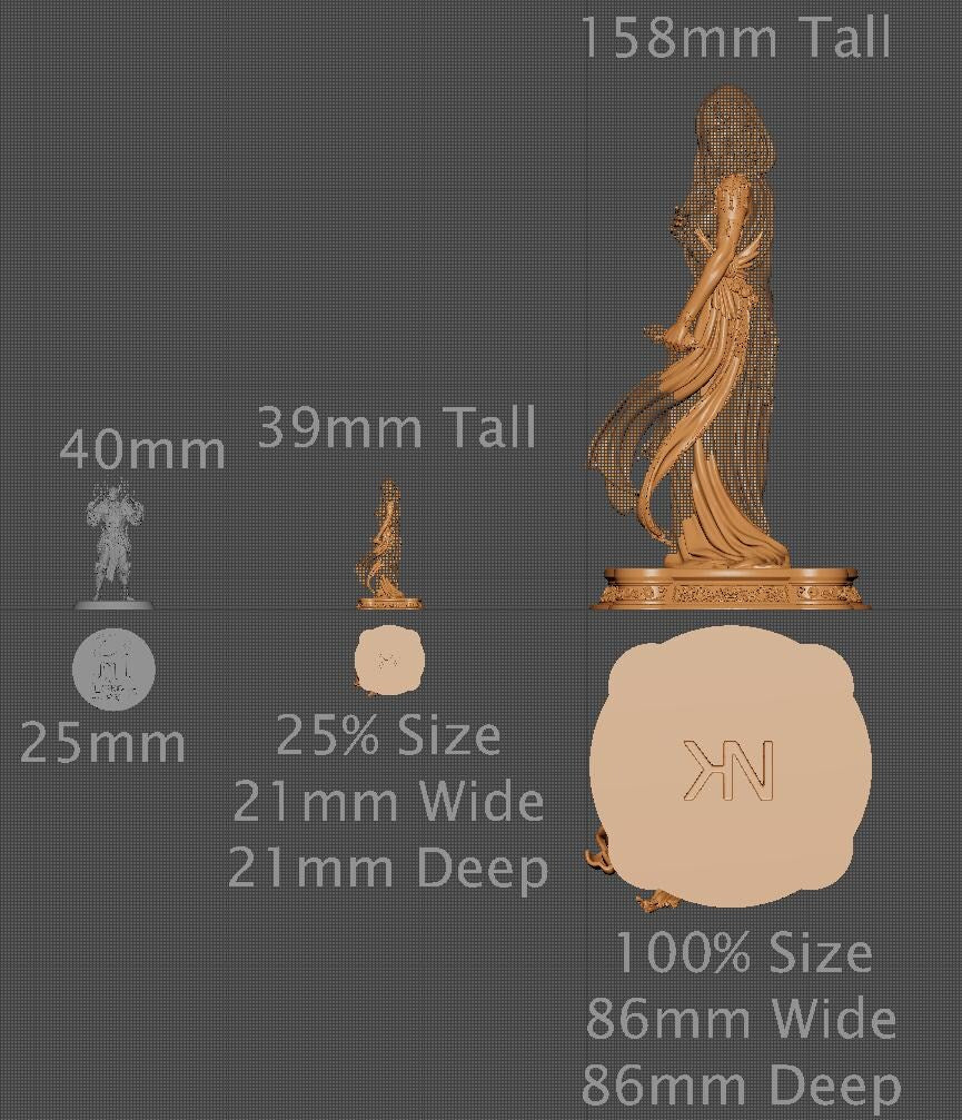 Klotho, Powerful NPC, Ernest Nemirovsky | Dungeons and Dragons | Pathfinder | Table Top RPG | 3D Printed Model