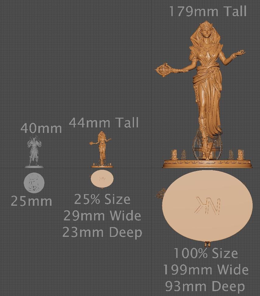 Lakhesis, Powerful NPC, Ernest Nemirovsky | Dungeons and Dragons | Pathfinder | Table Top RPG | 3D Printed Model