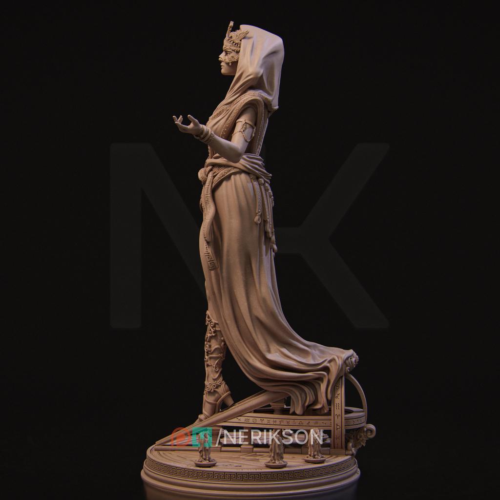 Lakhesis, Powerful NPC, Ernest Nemirovsky | Dungeons and Dragons | Pathfinder | Table Top RPG | 3D Printed Model