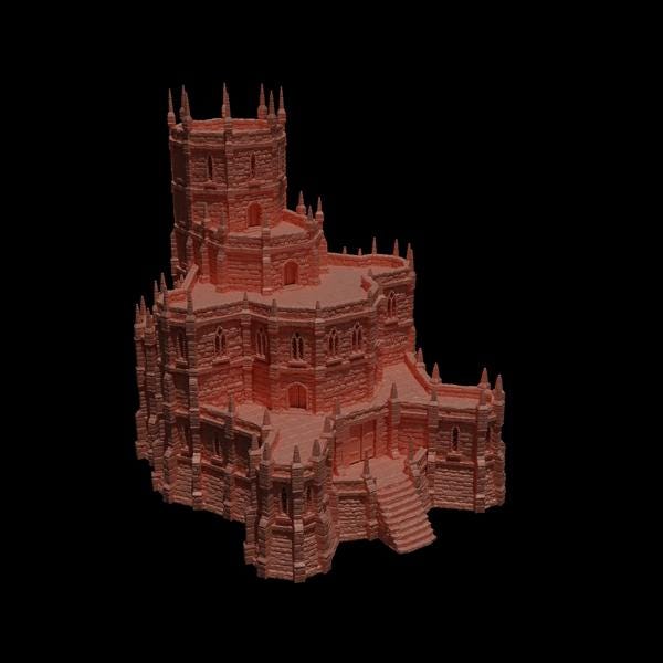 Imperial Bastion, Miniature Land | Dungeons and Dragons | Pathfinder | Table Top RPG | 3D Printed Model