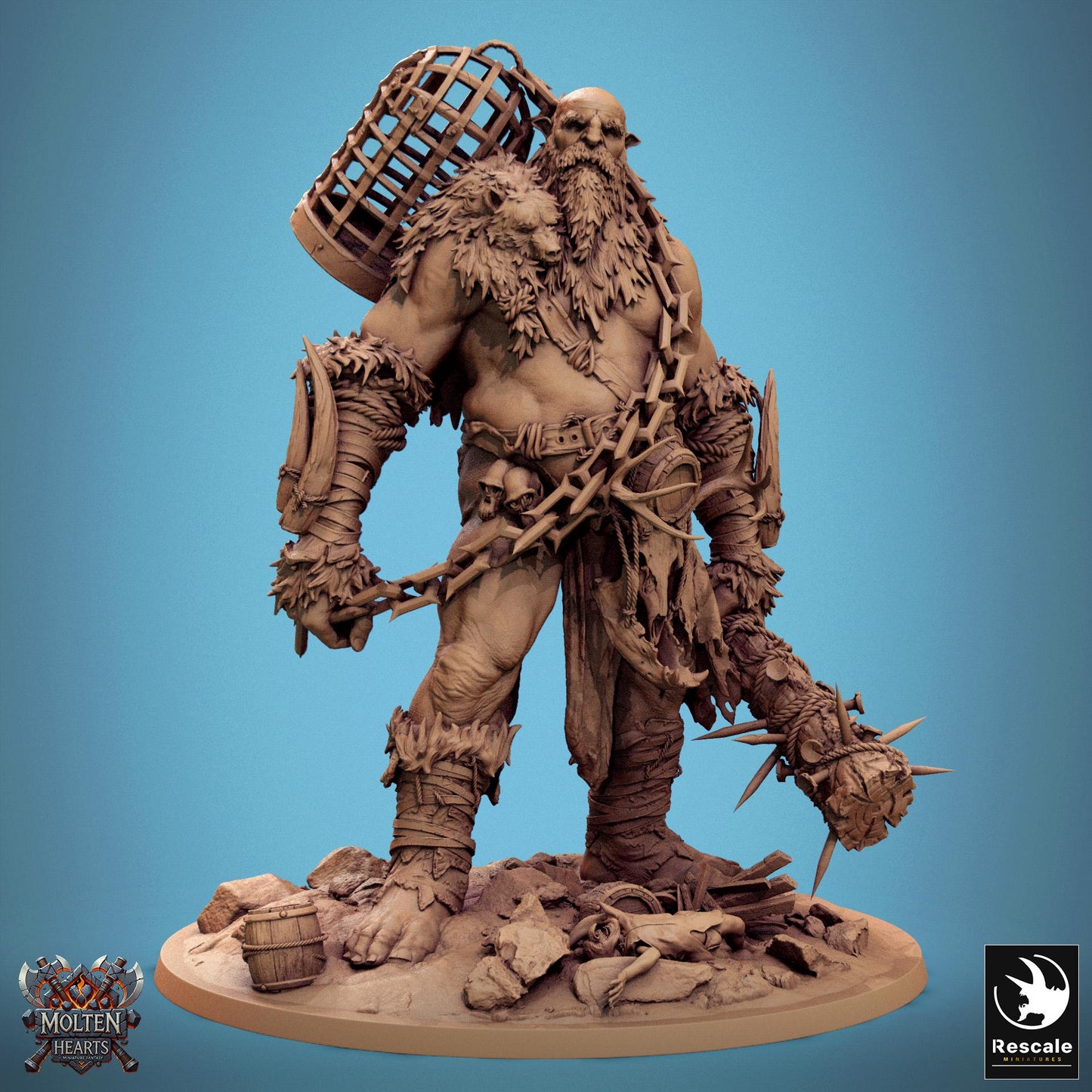 Giant Stone Breakers, Pack 1, Lord of the Print | Dungeons and Dragons | Pathfinder | Table Top RPG | 3D Printed Model