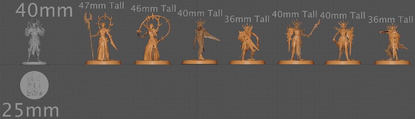 Veletrix, Pack 2, Lord of the Print | Dungeons and Dragons | Pathfinder | Table Top RPG | 3D Printed Model