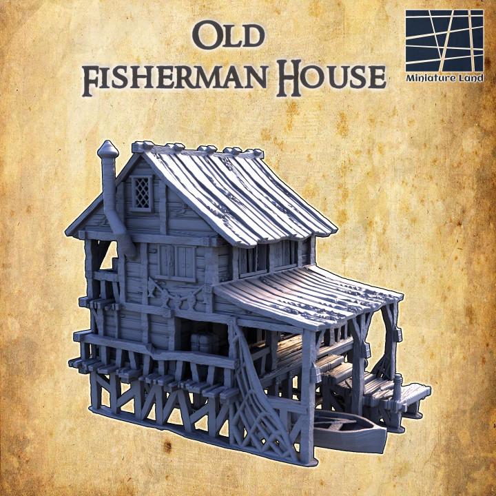Old Fisherman Hut, Miniature Land | Dungeons and Dragons | Pathfinder | Table Top RPG | 3D Printed Model