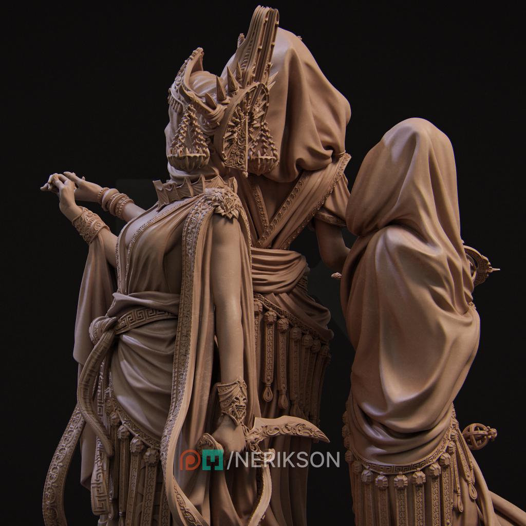 Moirae, Powerful NPC, Ernest Nemirovsky | Dungeons and Dragons | Pathfinder | Table Top RPG | 3D Printed Model