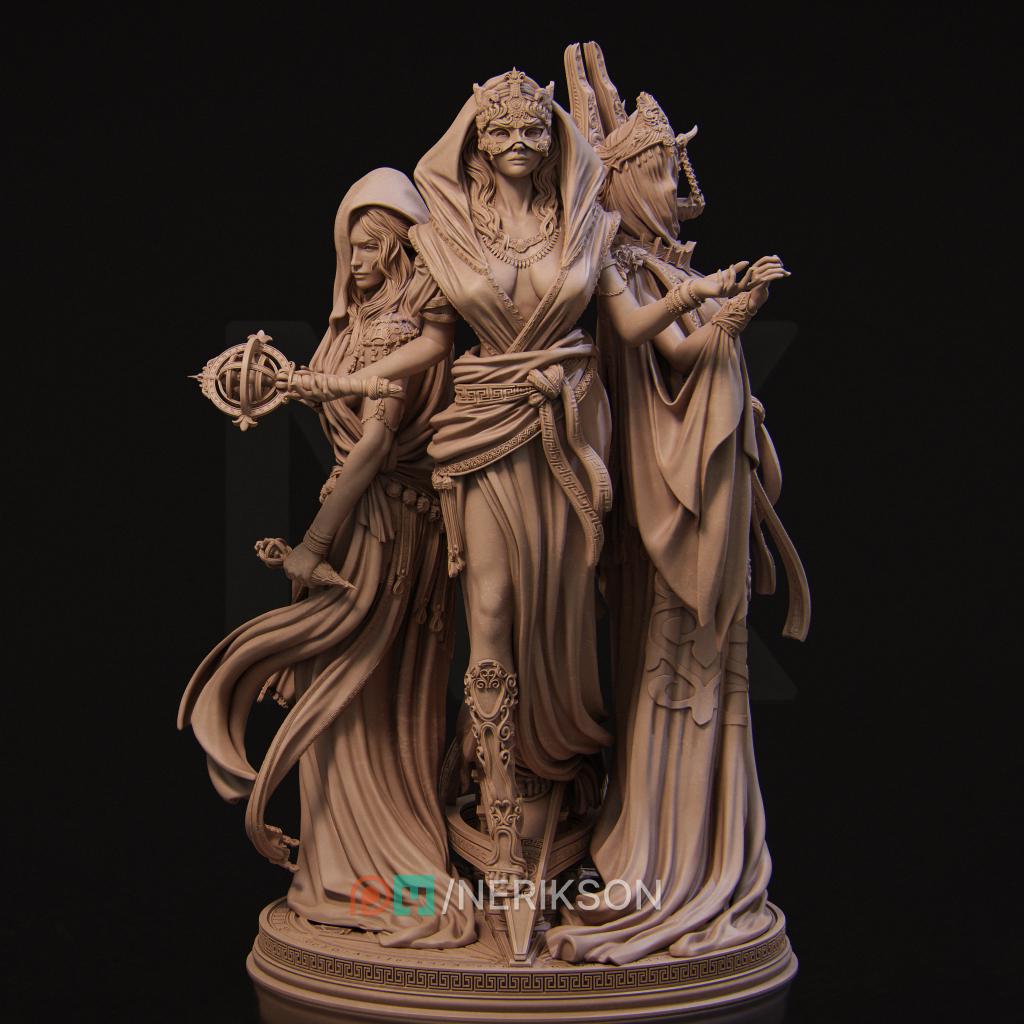 Moirae, Powerful NPC, Ernest Nemirovsky | Dungeons and Dragons | Pathfinder | Table Top RPG | 3D Printed Model