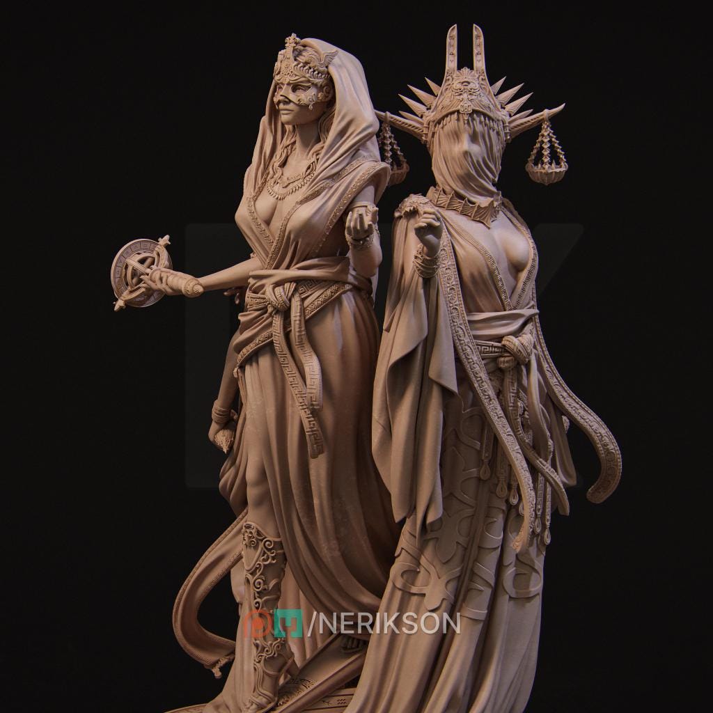 Moirae, Powerful NPC, Ernest Nemirovsky | Dungeons and Dragons | Pathfinder | Table Top RPG | 3D Printed Model