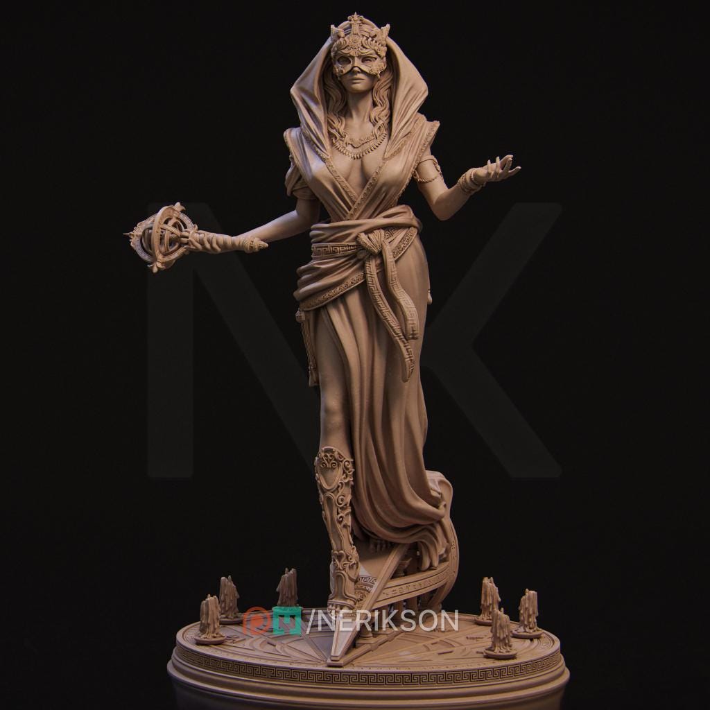 Lakhesis, Powerful NPC, Ernest Nemirovsky | Dungeons and Dragons | Pathfinder | Table Top RPG | 3D Printed Model