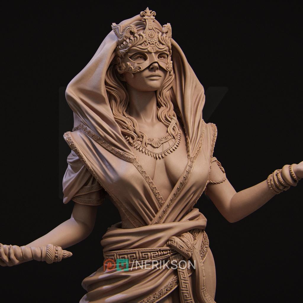 Lakhesis, Powerful NPC, Ernest Nemirovsky | Dungeons and Dragons | Pathfinder | Table Top RPG | 3D Printed Model