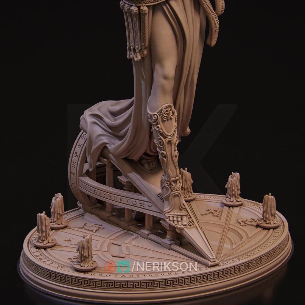 Lakhesis, Powerful NPC, Ernest Nemirovsky | Dungeons and Dragons | Pathfinder | Table Top RPG | 3D Printed Model