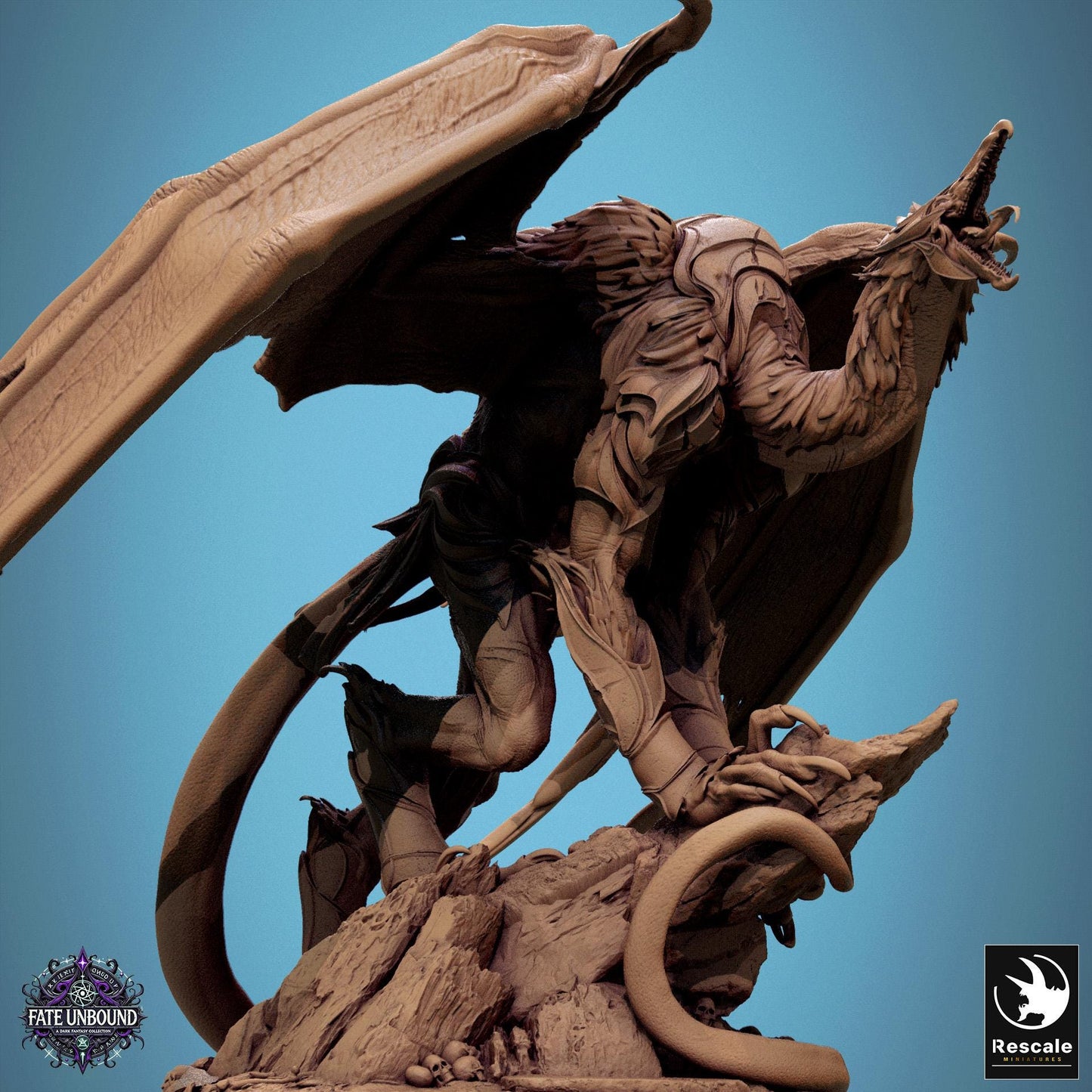 ZarKael, The Celestial Scourge, Lord of the Print | Dungeons and Dragons | Pathfinder | Table Top RPG | 3D Printed Model