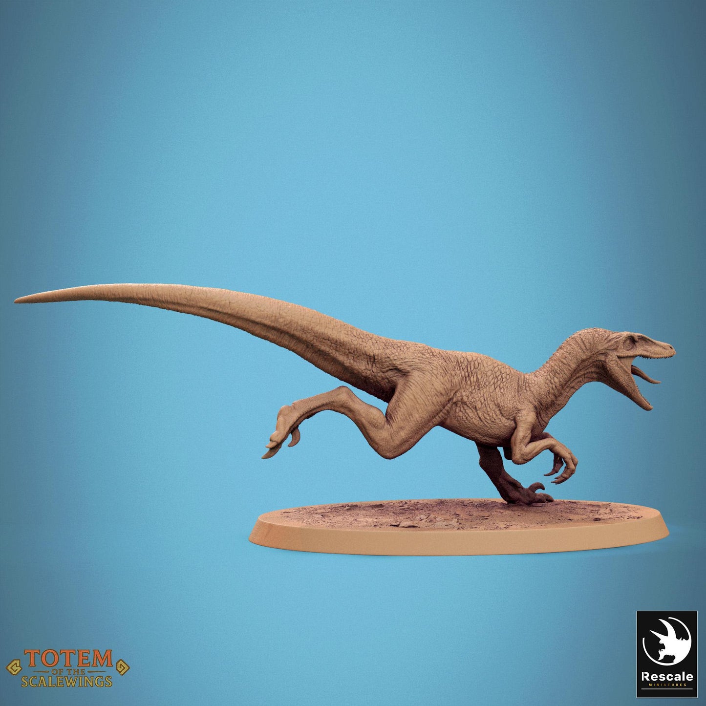 Wild Velociraptors, Lord of the Print | Dungeons and Dragons | Pathfinder | Table Top RPG | 3D Printed Model