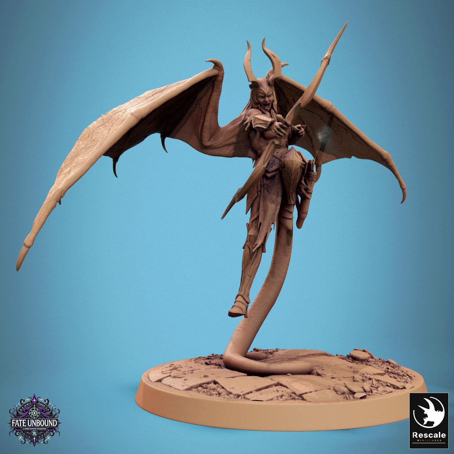Female Cambions, Pack 1, Lord of the Print | Dungeons and Dragons | Pathfinder | Table Top RPG | 3D Printed Model