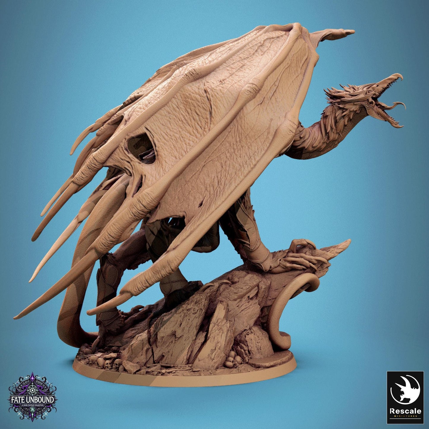 ZarKael, The Celestial Scourge, Lord of the Print | Dungeons and Dragons | Pathfinder | Table Top RPG | 3D Printed Model