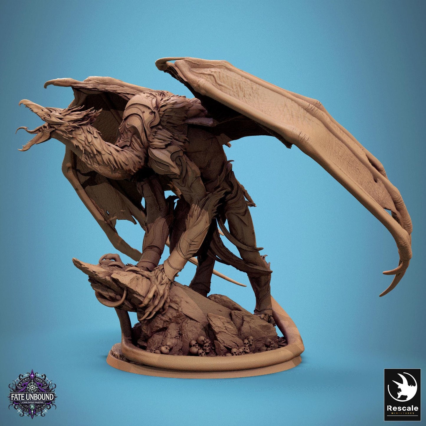 ZarKael, The Celestial Scourge, Lord of the Print | Dungeons and Dragons | Pathfinder | Table Top RPG | 3D Printed Model