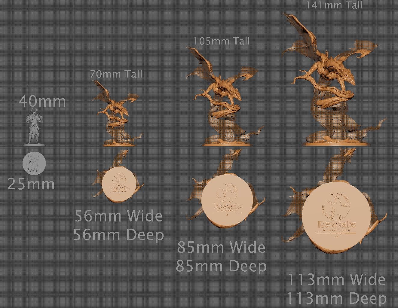 Chromatic Green Dragon, Lord of the Print | Dungeons and Dragons | Pathfinder | Table Top RPG | 3D Printed Model