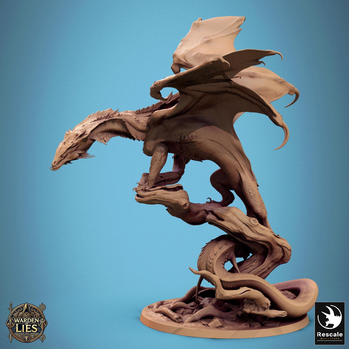 Chromatic Green Dragon, Lord of the Print | Dungeons and Dragons | Pathfinder | Table Top RPG | 3D Printed Model