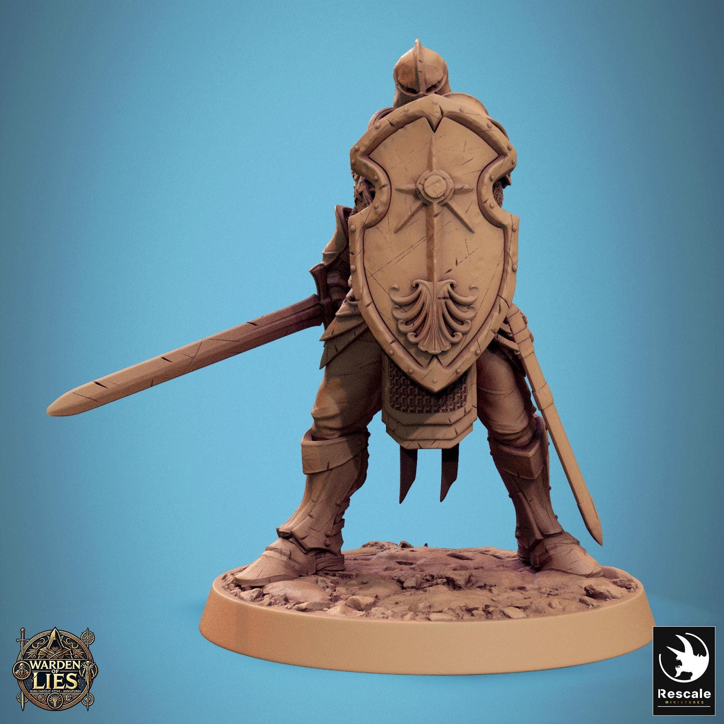Knights of Valor, Pack 1, Unchained, Lord of the Print | Dungeons and Dragons | Pathfinder | Table Top RPG | 3D Printed Model