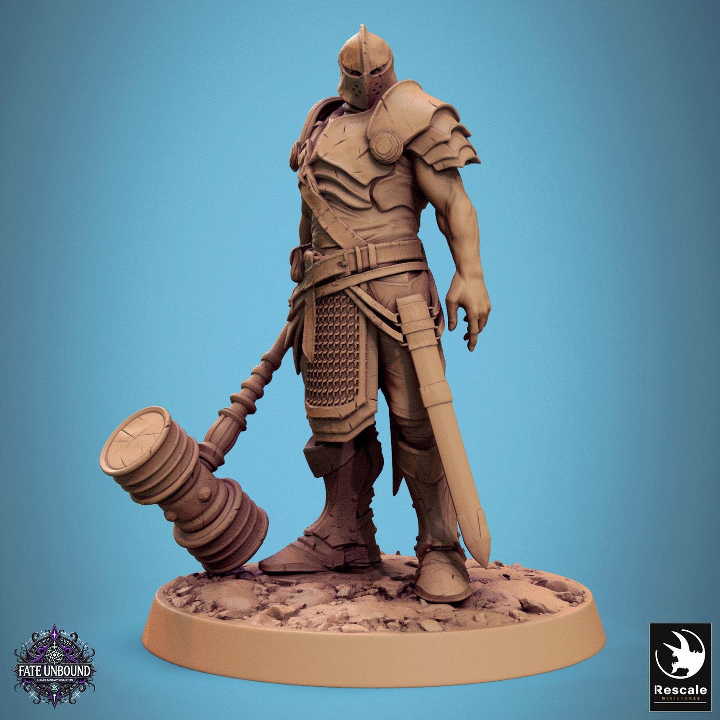 Knights of Valor, Pack 1, Unchained, Lord of the Print | Dungeons and Dragons | Pathfinder | Table Top RPG | 3D Printed Model