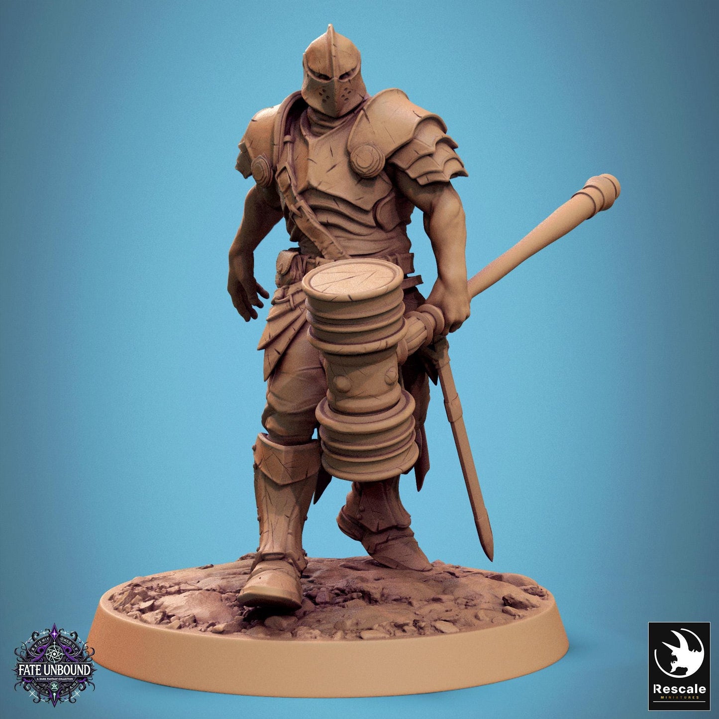 Knights of Valor, Pack 1, Unchained, Lord of the Print | Dungeons and Dragons | Pathfinder | Table Top RPG | 3D Printed Model