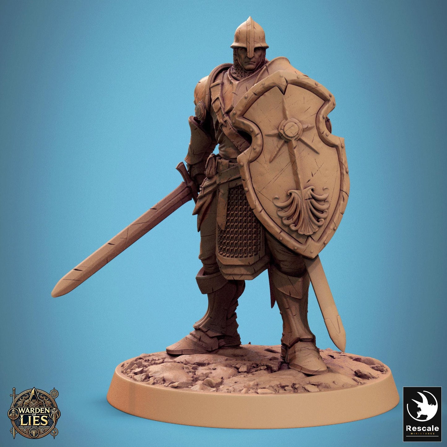 Knights of Valor, Pack 1, Unchained, Lord of the Print | Dungeons and Dragons | Pathfinder | Table Top RPG | 3D Printed Model